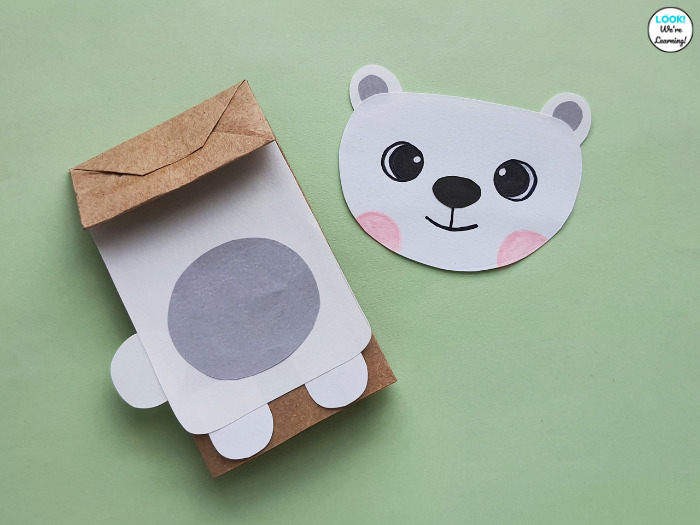 How to Make a Paper Bag Polar Bear