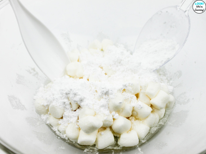 Simple Marshmallow Edible Playdough Recipe