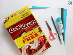 Cereal Box Polar Bear Craft Supplies