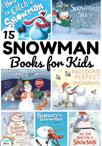Get into the spirit of the winter season with this list of 15 adorable snowman books for kids!