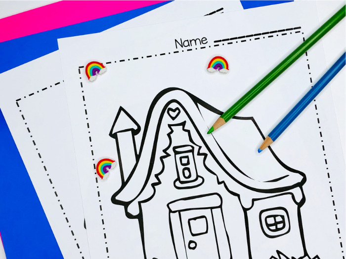 House Coloring Pages for Kids