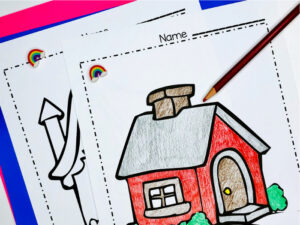 House Coloring Pages for Preschoolers