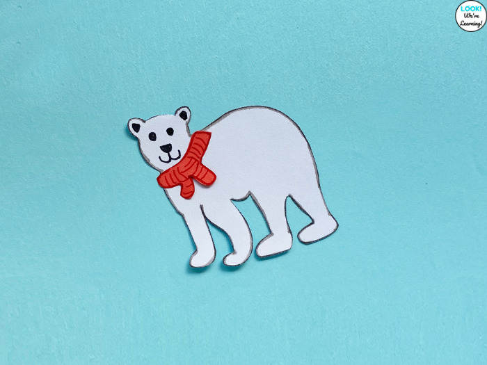 Making a Paper Polar Bear with Kids