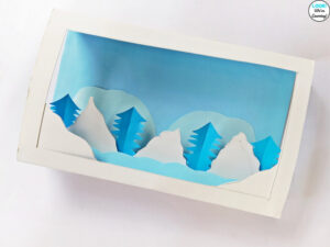 Making a Polar Bear Winter Scene Craft