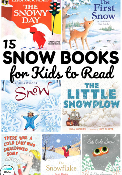 Share some of these fun snow books for kids with little ones this winter!