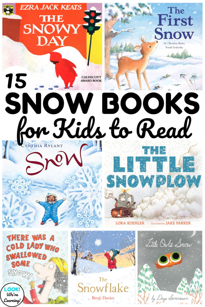 Share some of these fun snow books for kids with little ones this winter!