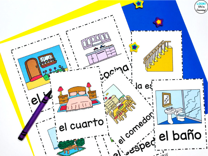 Spanish House Vocabulary Flashcards
