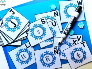 Spanish Letter Matching Activity