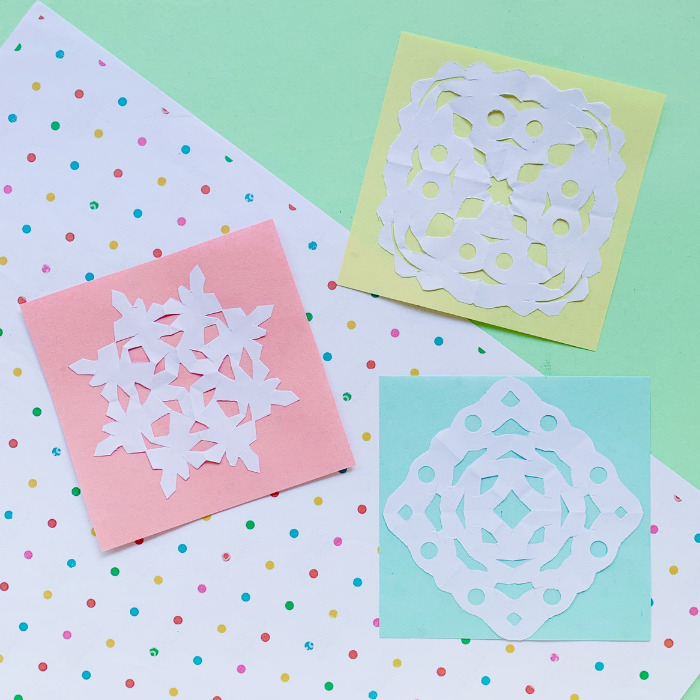 How to Make Paper Snowflakes with Kids