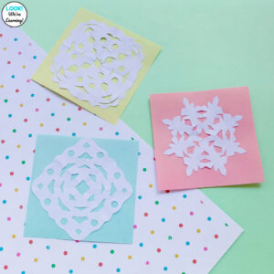 Kids Paper Snowflake Craft