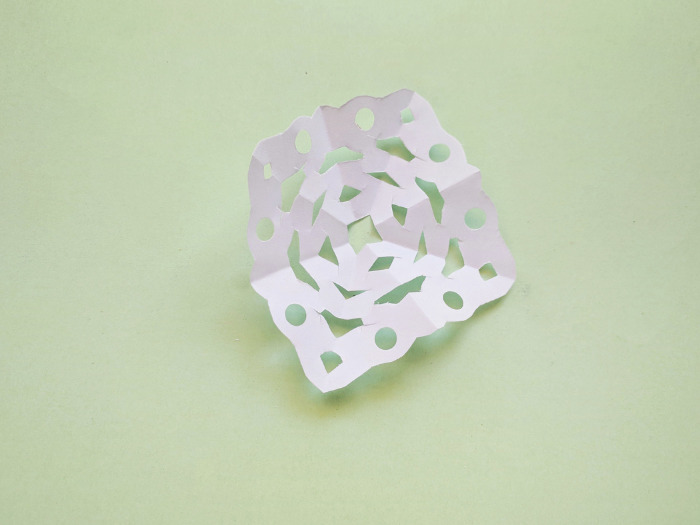 Making a Paper Snowflake Craft