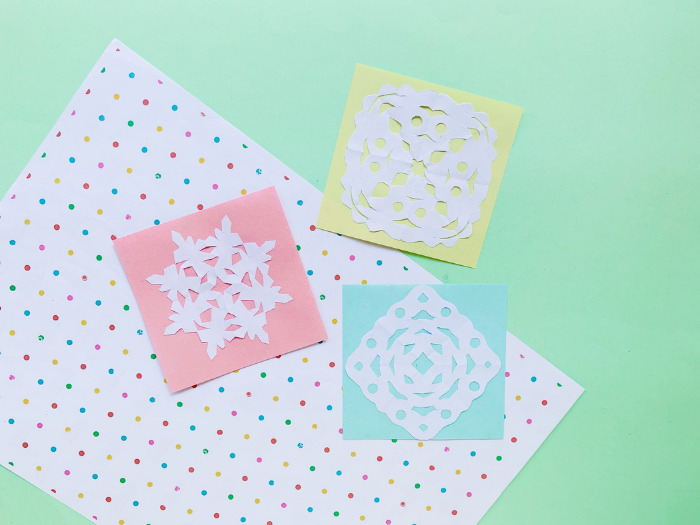 Making an Easy Paper Snowflake Craft