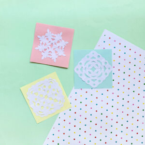 Simple Paper Snowflakes for Kids to Make