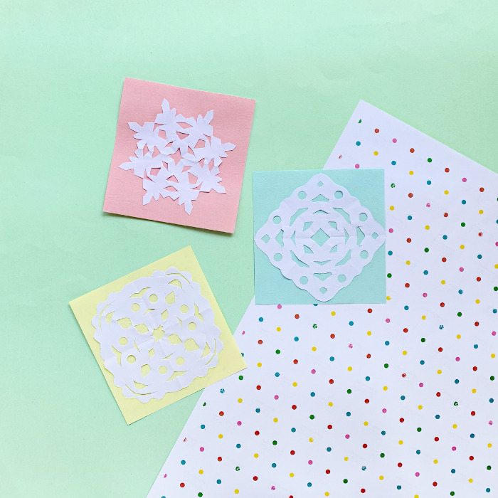 Simple Paper Snowflakes for Kids to Make