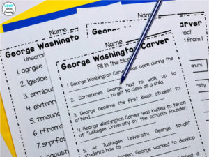 George Washington Carver Elementary History Lesson