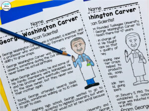 Studying George Washington Carver with Elementary Students