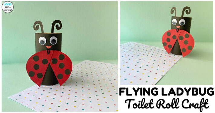 Easy Toilet Paper Roll Ladybug Craft