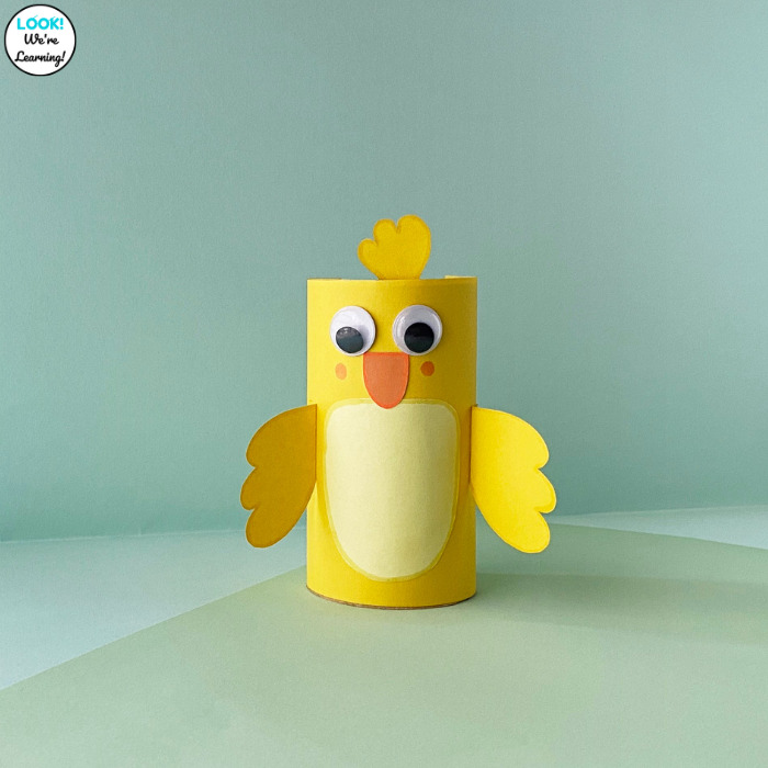 Easy Toilet Roll Baby Chick for KIds to Make