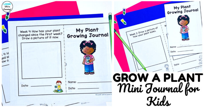 Fun Mini Plant Growing Journal for Kids