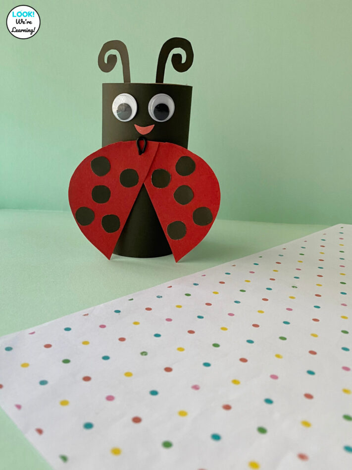 How to Make a Ladybug with a Paper Roll