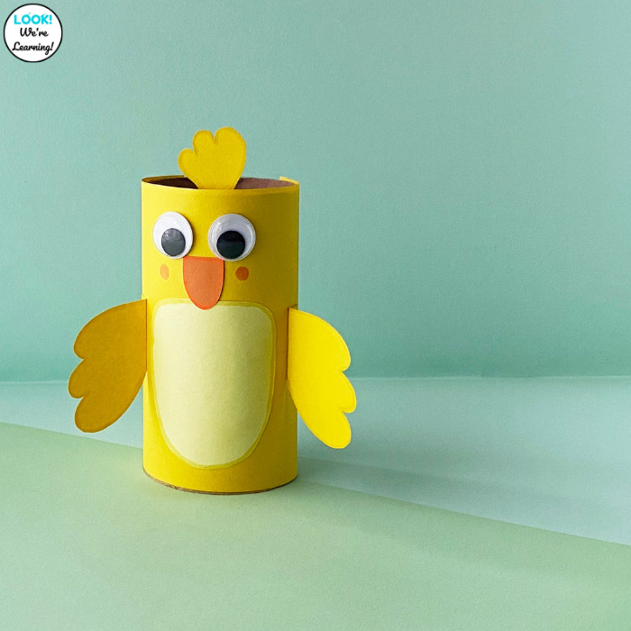 How to Make a Toilet Roll Baby Chick Craft