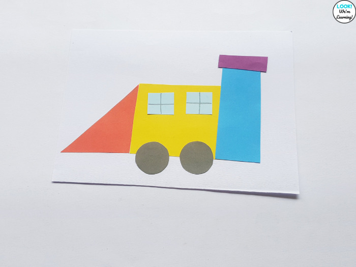 Make a Train Out of Shapes
