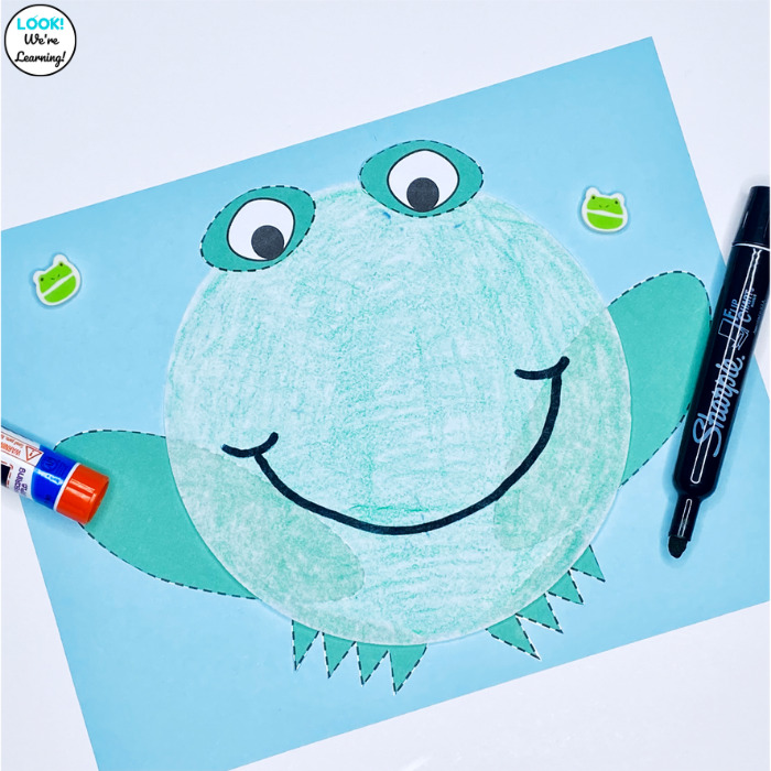 Making a Simple Coffee Filter Frog