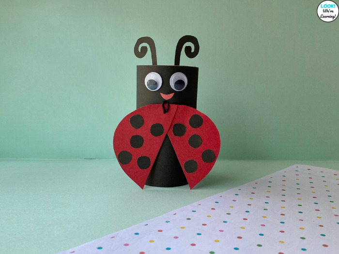 Paper Roll Ladybug Craft