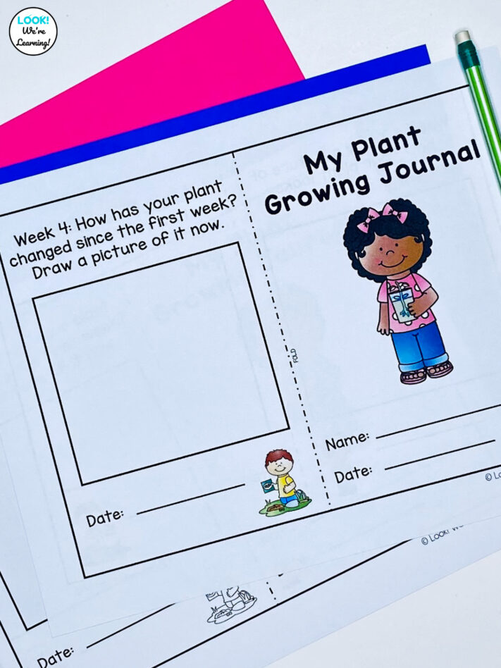 Plant Growing Journal for Early Learners