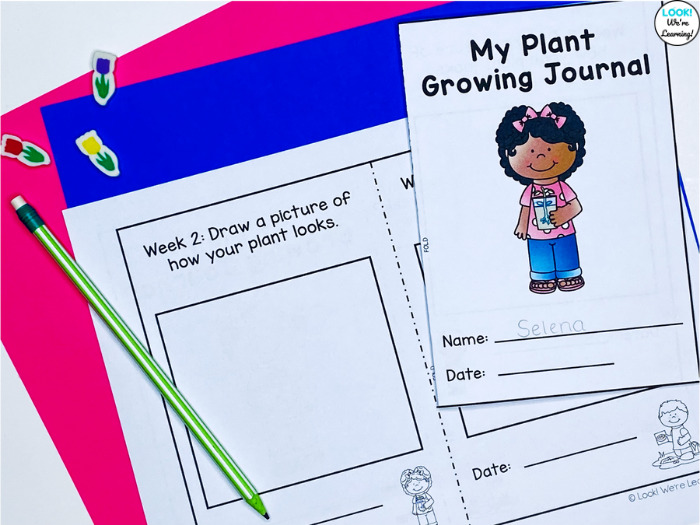 Printable Plant Growing Journal for Kids