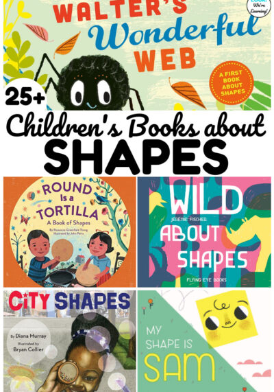Teach kids about shapes with these fun shape books for kids to read!