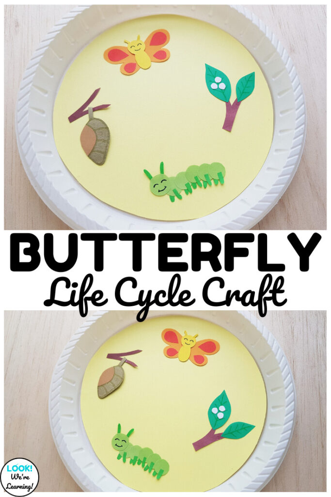 Learn about how butterflies grow with this fun and easy butterfly life cycle craft for kids!