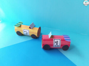 How to Make a Paper Roll Race Car
