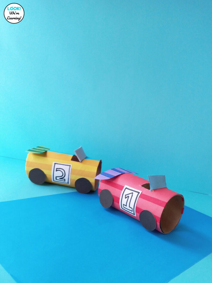 Paper Roll Car Craft for Kids