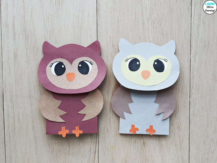 Cute Paper Bag Owl for Kids to Make