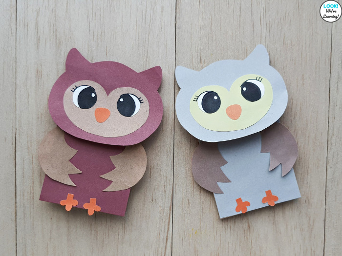Easy Paper Bag Owl Craft