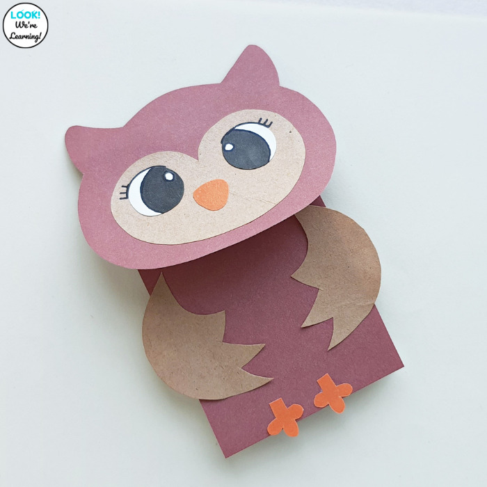 Paper Bag Owl Craft