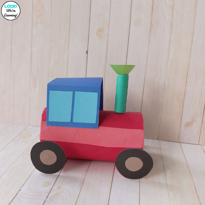 Easy Toy Train Paper Roll Craft