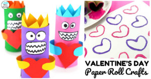 Cute Valentines Day Paper Roll Crafts