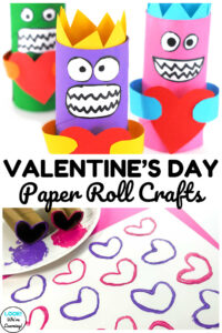 Valentine's Day Toilet Paper Roll Crafts for Kids